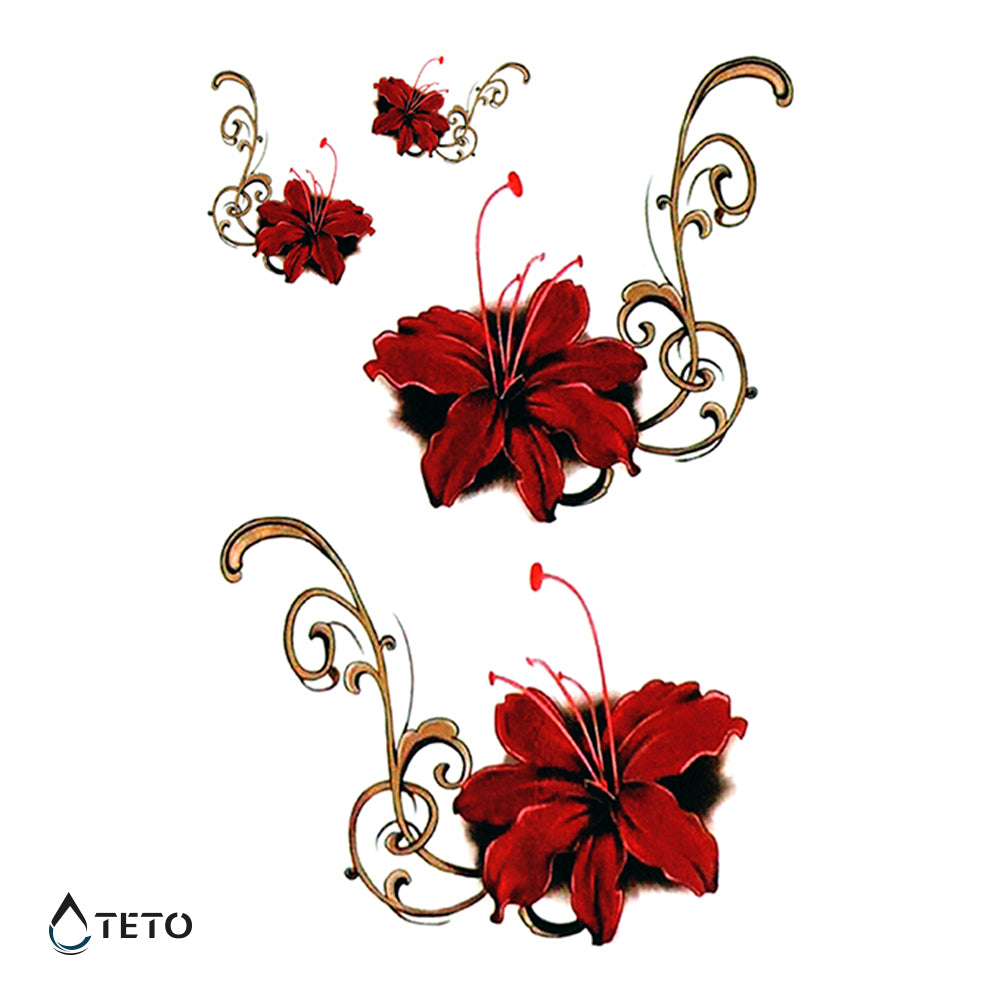 Flores tropicales - set