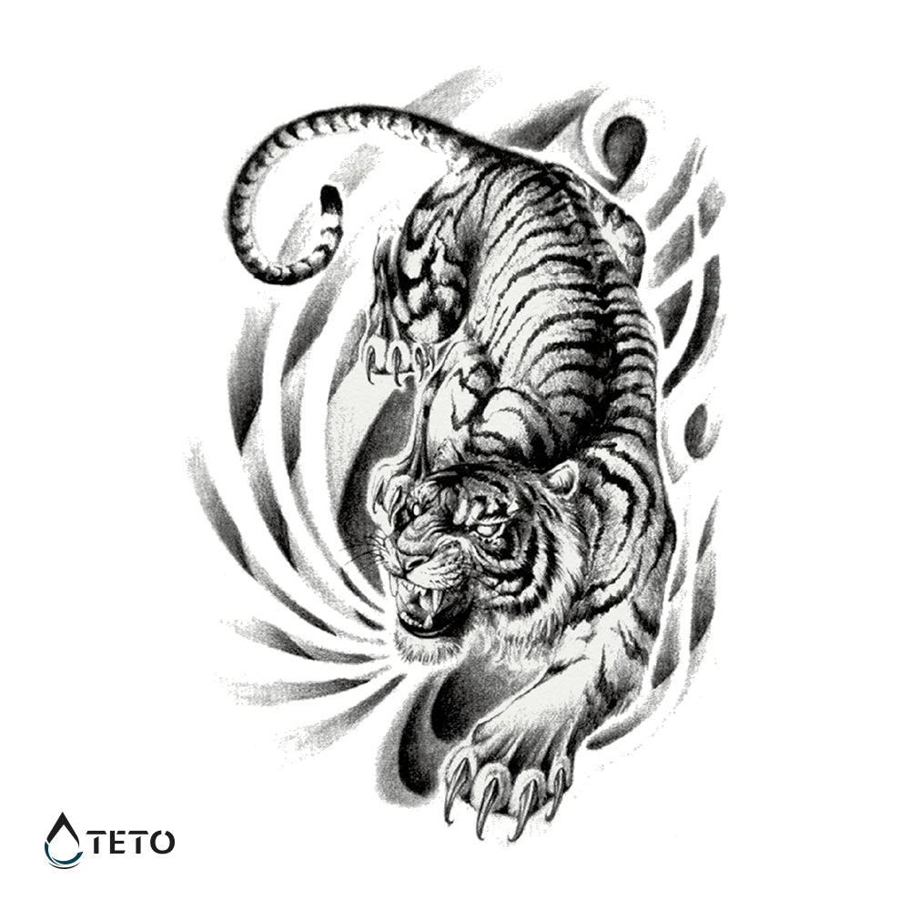 Tigre - Tatuajes Temporales TETO