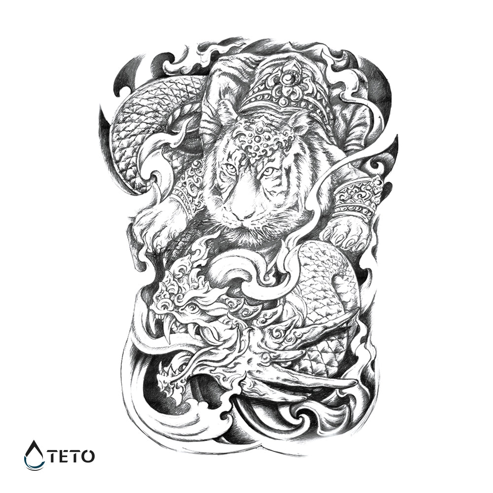 Tigre - Tatuajes Temporales TETO