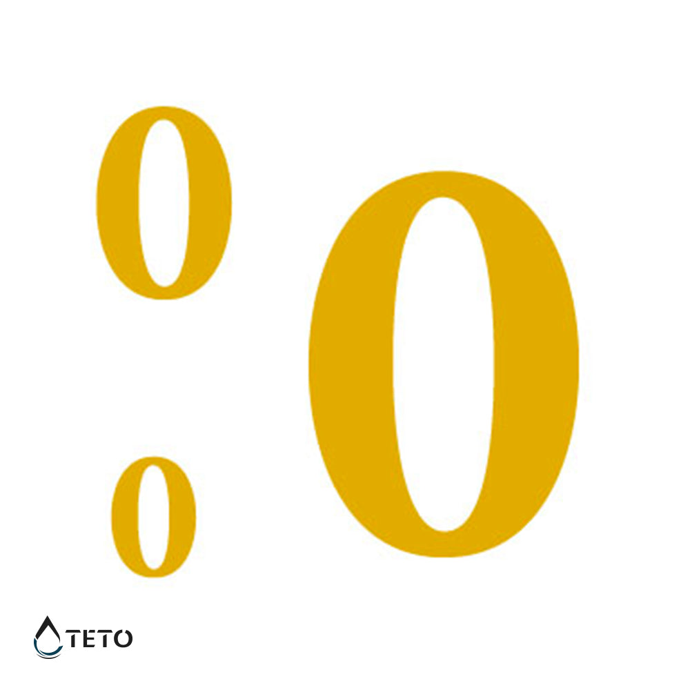 Número 0 - set - Tatuajes Temporales TETO