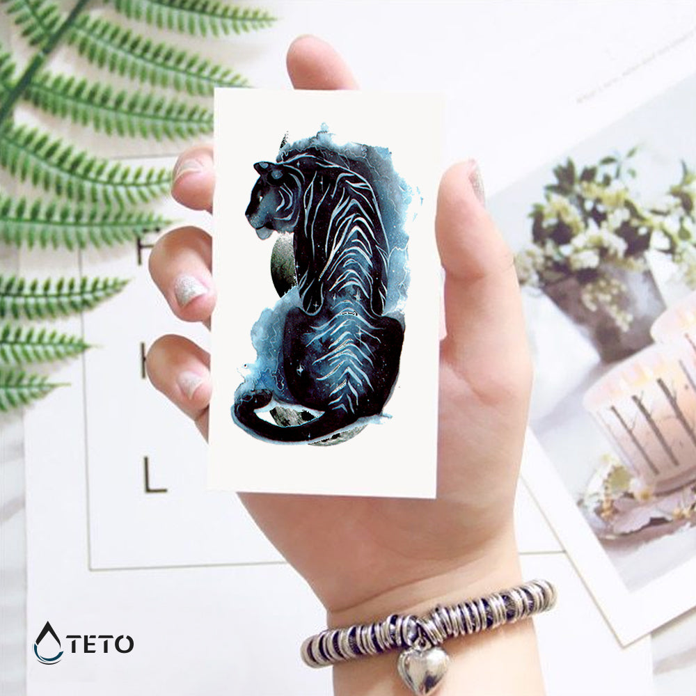 Tigre misterioso - TETO - Tatuajes Temporales