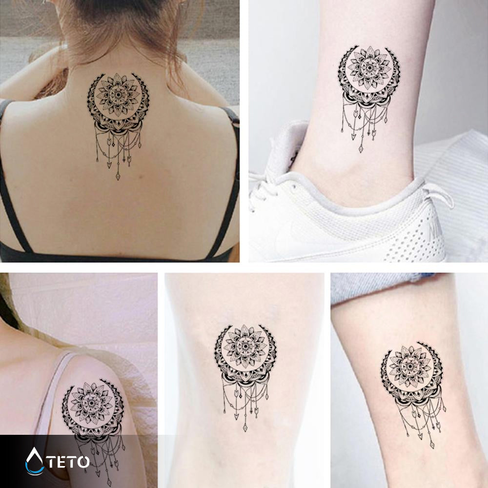 Atrapasueños - mandala - TETO - Tatuajes Temporales