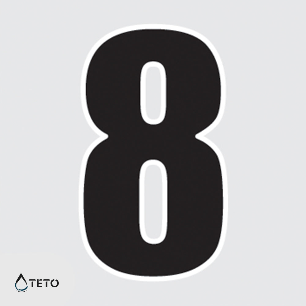 Número 8 - TETO - Tatuajes Temporales