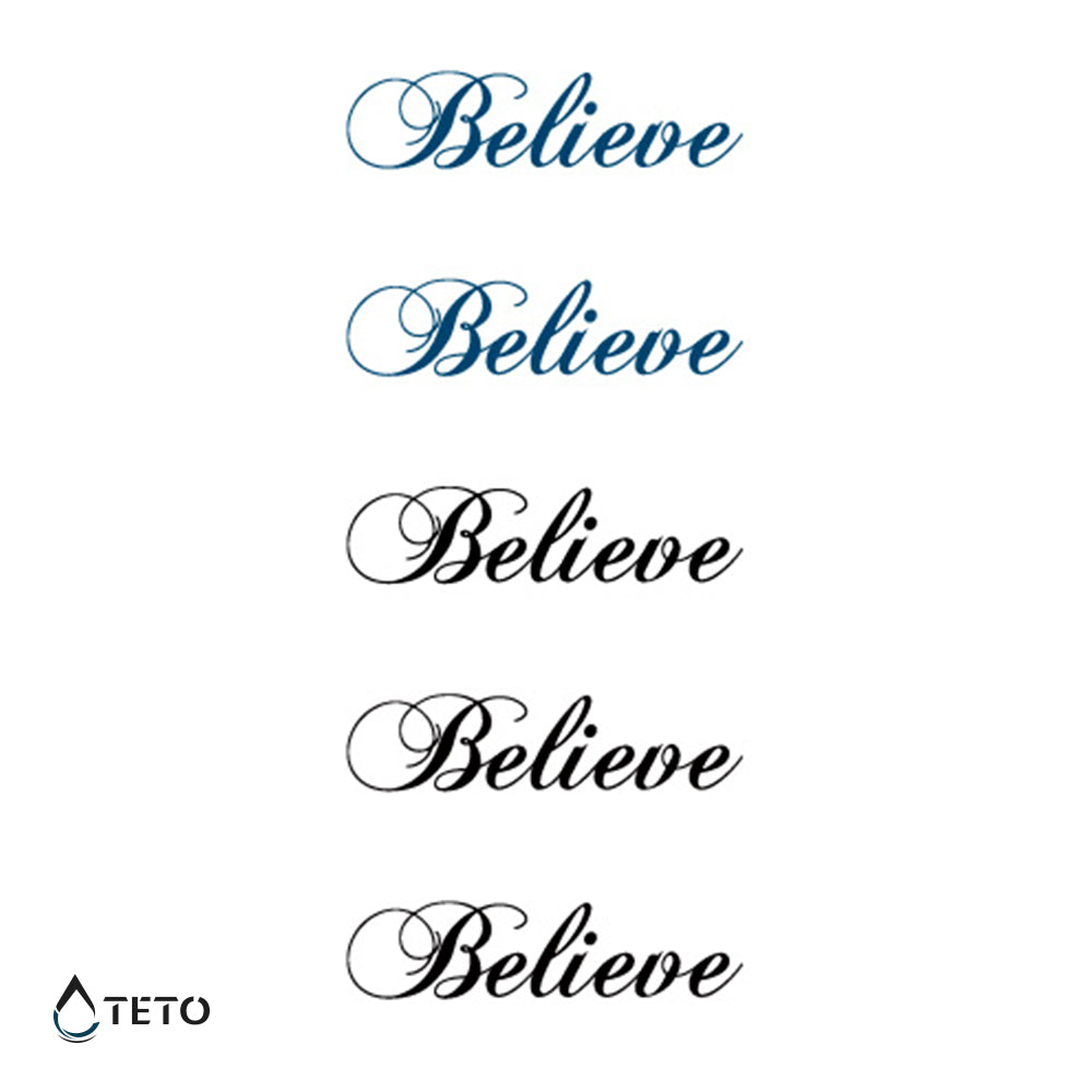 Yo creo - set - TETO - Tatuajes Temporales