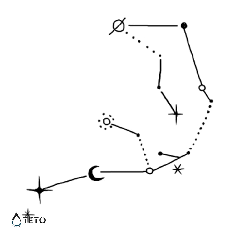 Constelación - TETO - Tatuajes Temporales