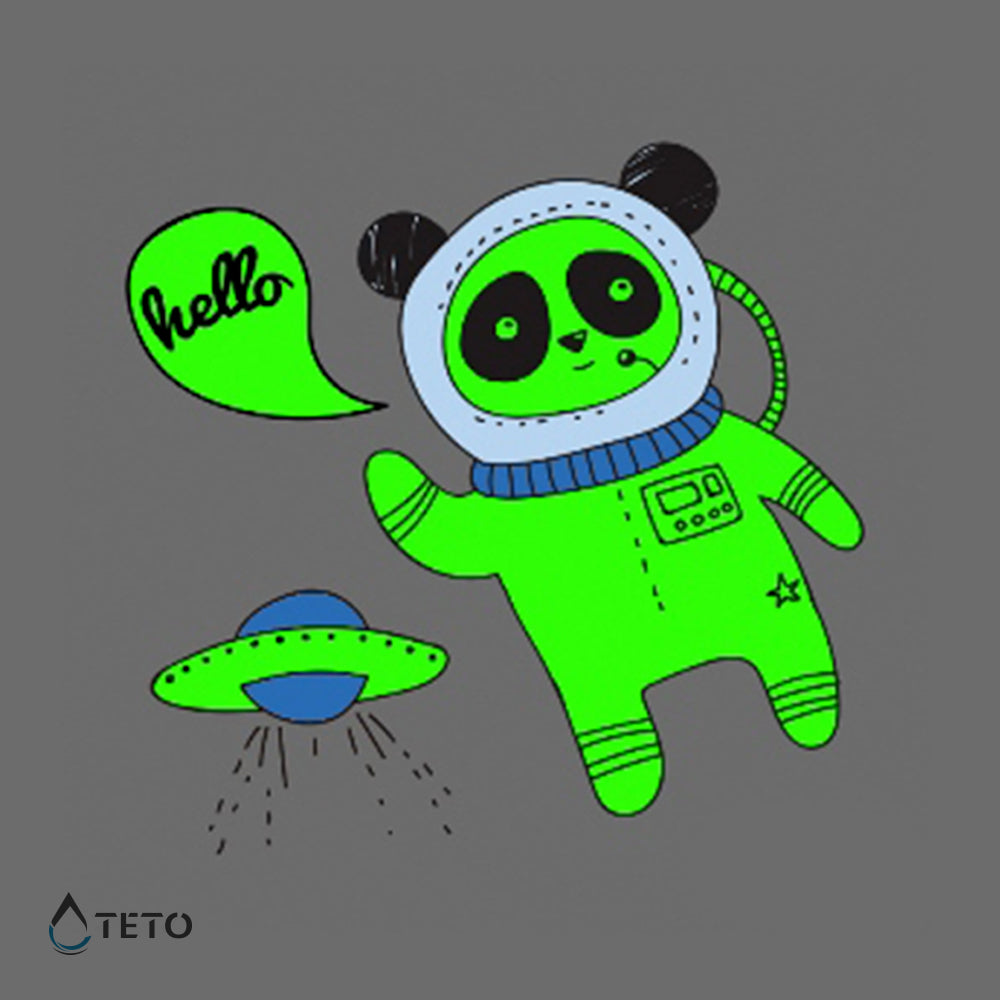 Astronauta - Brilla en la oscuridad - TETO - Tatuajes Temporales