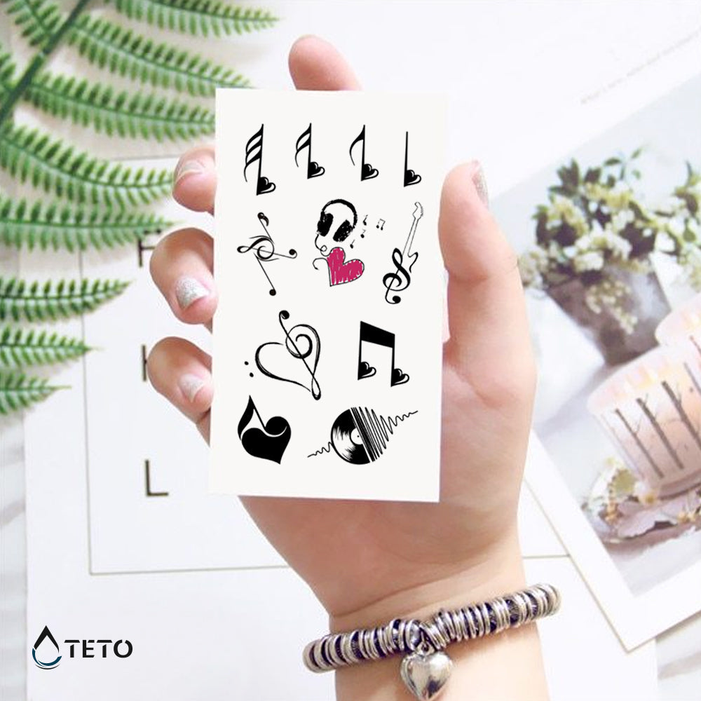 Partitura - set - TETO - Tatuajes Temporales