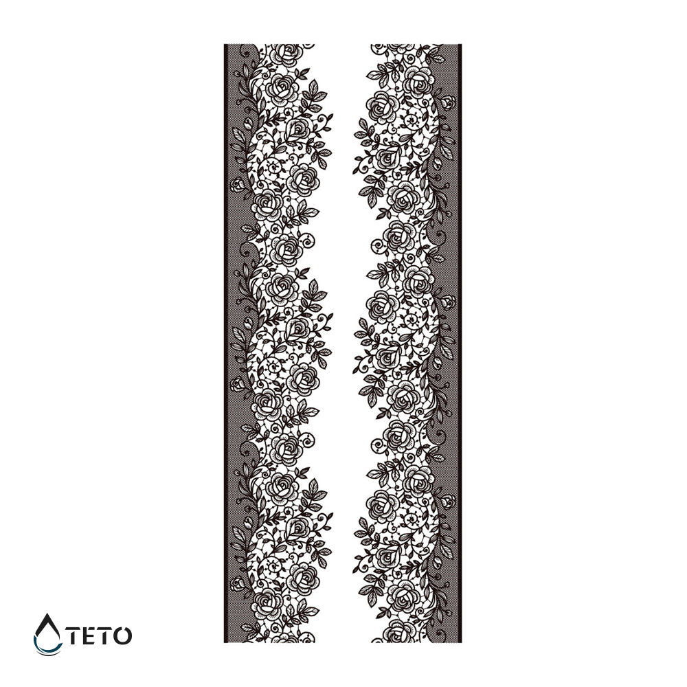 Liguero de encaje – set - Tipo D - TETO - Tatuajes Temporales