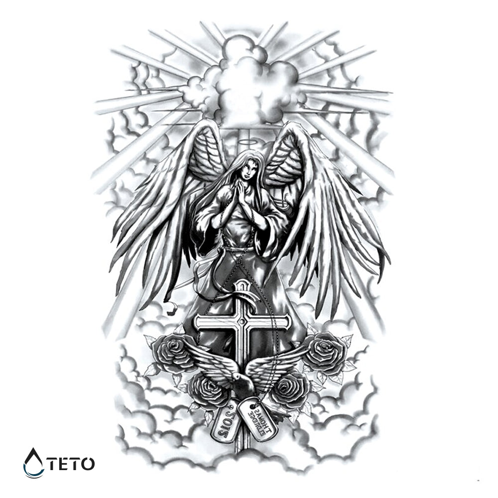 Ángel - Tatuajes Temporales TETO