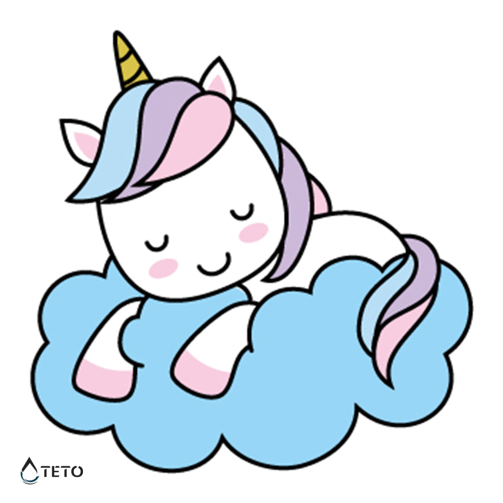 Unicornio adorable - TETO - Tatuajes Temporales