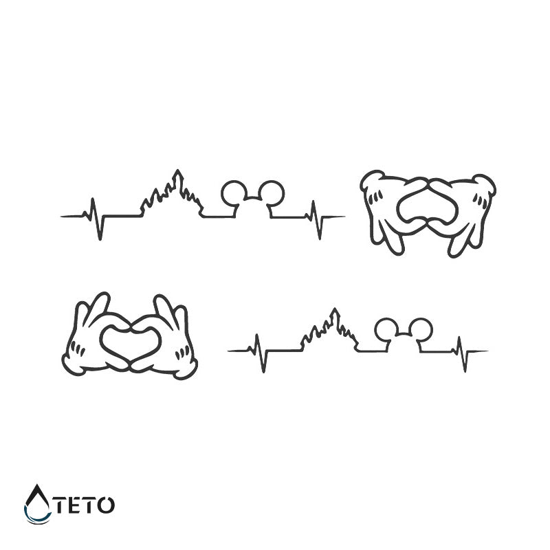 Amante de Disney – Semipermanente - TETO - Tatuajes Temporales