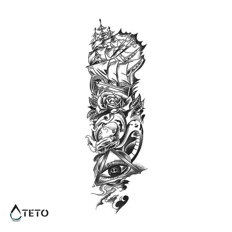 Ojo mágico – Semipermanente - TETO - Tatuajes Temporales