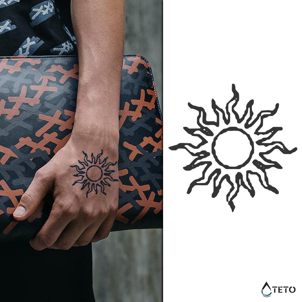 Sol – Semipermanente - Tatuajes Temporales TETO