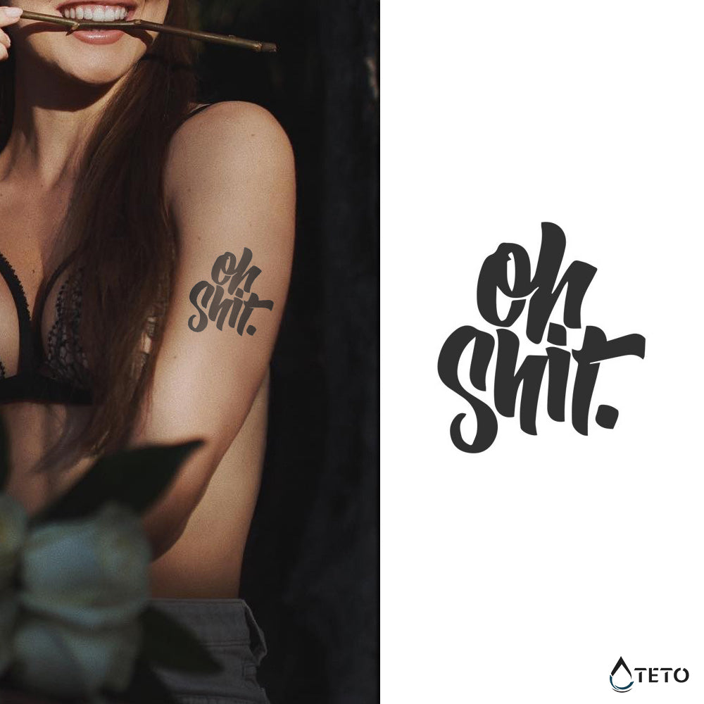 Infierno - texto – Semipermanente - Tatuajes Temporales TETO