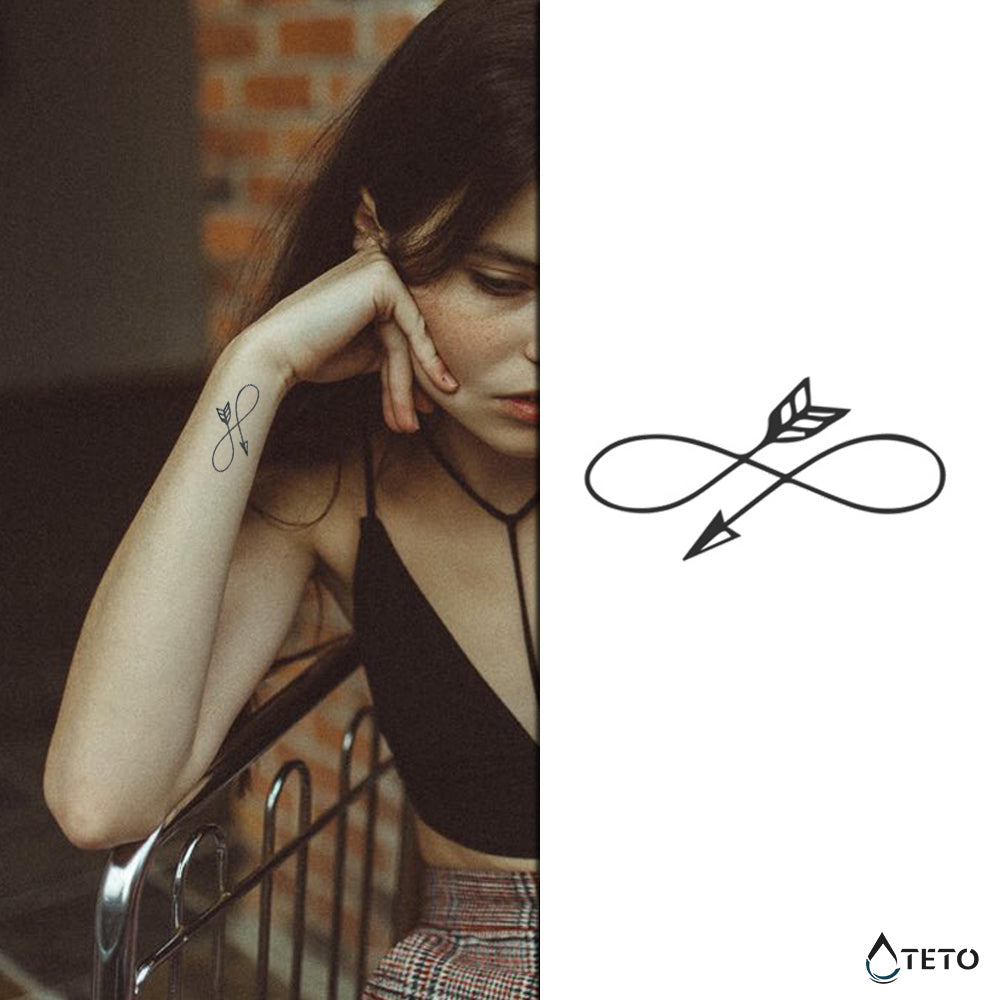 Infinito – Semipermanente - Tatuajes Temporales TETO