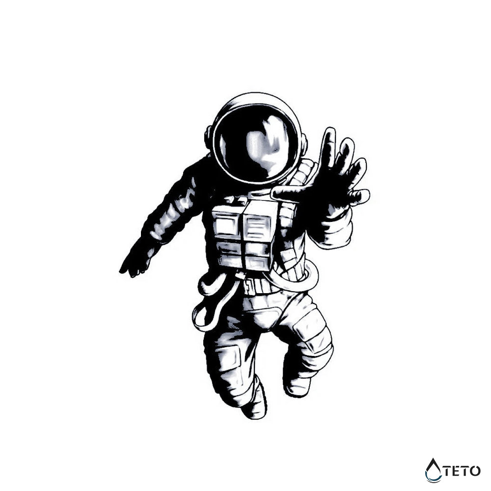 Astronauta – Semipermanente - TETO - Tatuajes Temporales