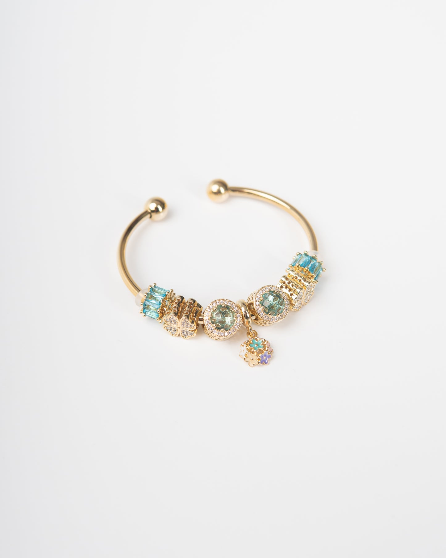 Brazalete azul aguamarina