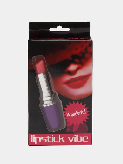 Vibrador en forma de labial