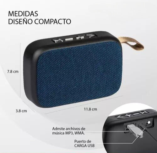 Bocina bluetooth portátil