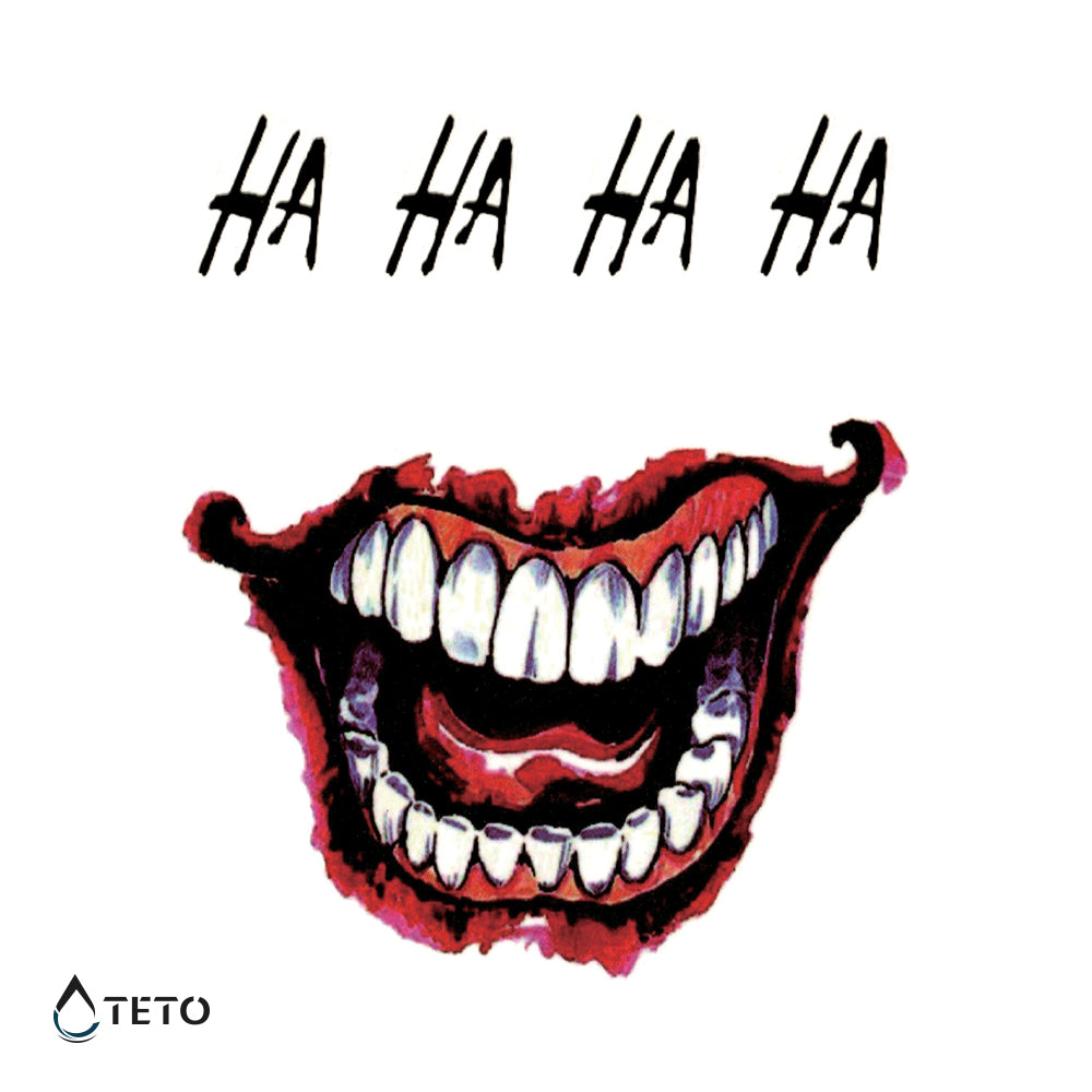 Boca del guasón - TETO - Tatuajes Temporales