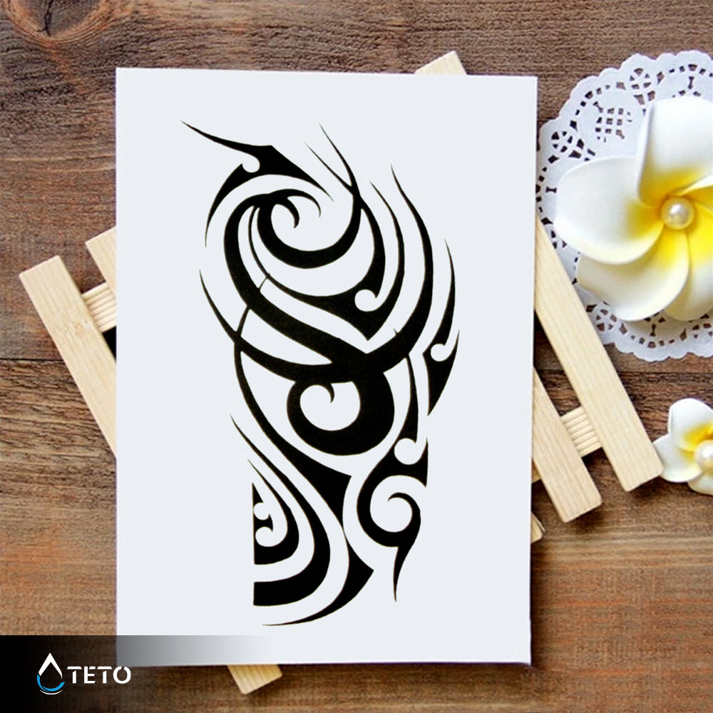 Tribal – Tipo G - TETO - Tatuajes Temporales