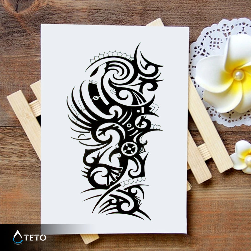 Tribal - Máquina de vida - TETO - Tatuajes Temporales