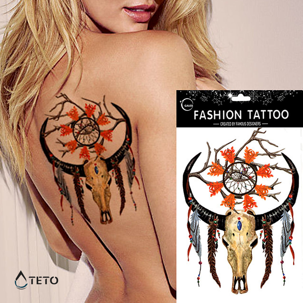 Atrapasueños vaquero - TETO - Tatuajes Temporales