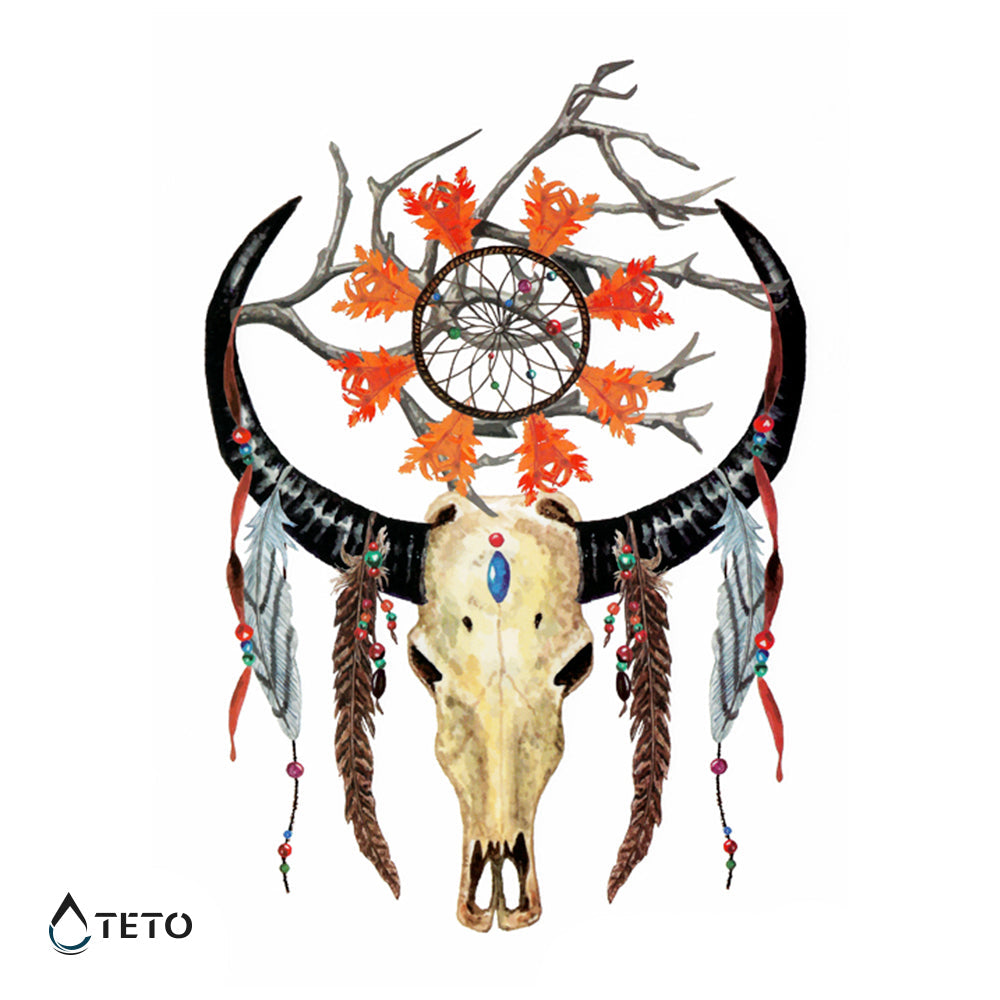 Atrapasueños vaquero - TETO - Tatuajes Temporales