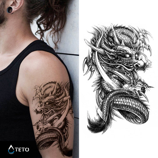 Dragón - TETO - Tatuajes Temporales
