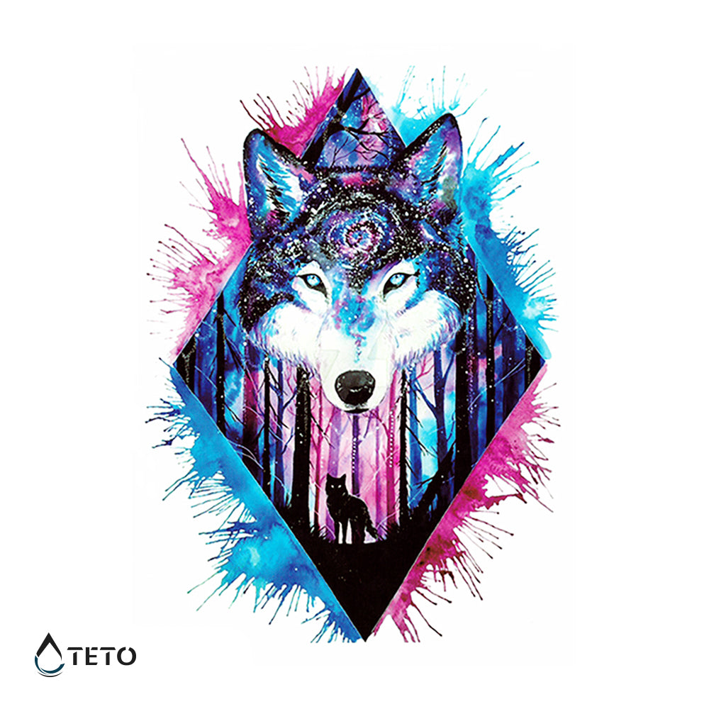 Lobo del bosque místico