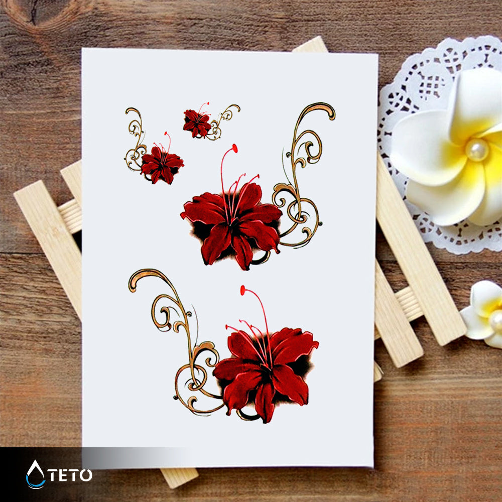 Flores tropicales - set