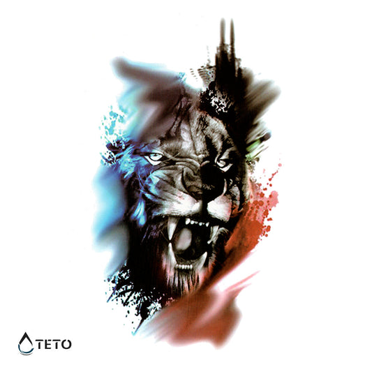 León furioso - TETO - Tatuajes Temporales