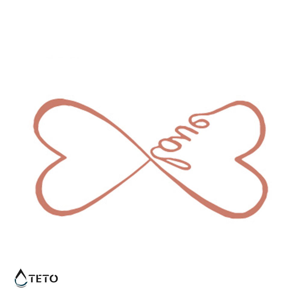 Infinito - amor - Tatuajes Temporales TETO