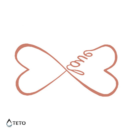 Infinito - amor - Tatuajes Temporales TETO