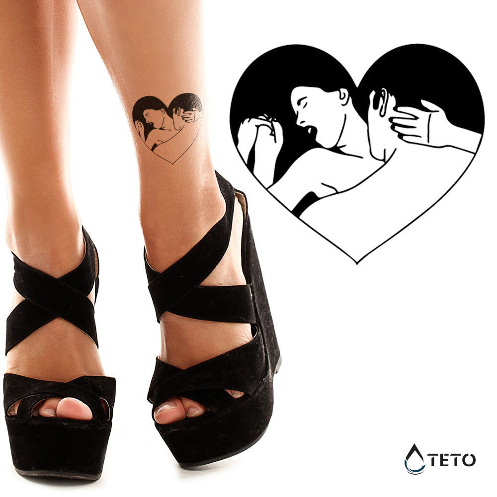 Amor caliente - TETO - Tatuajes Temporales