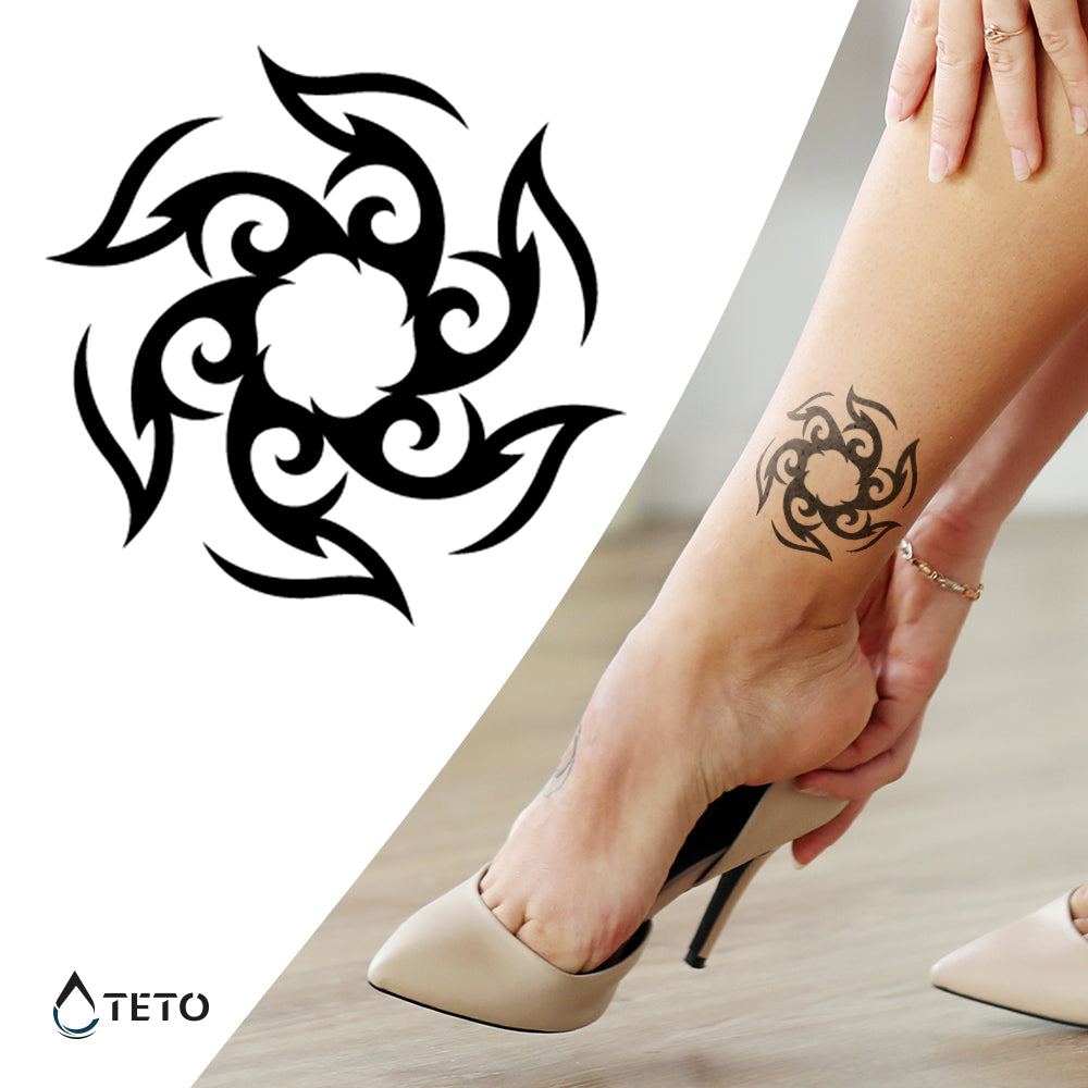 Estrella tribal - TETO - Tatuajes Temporales