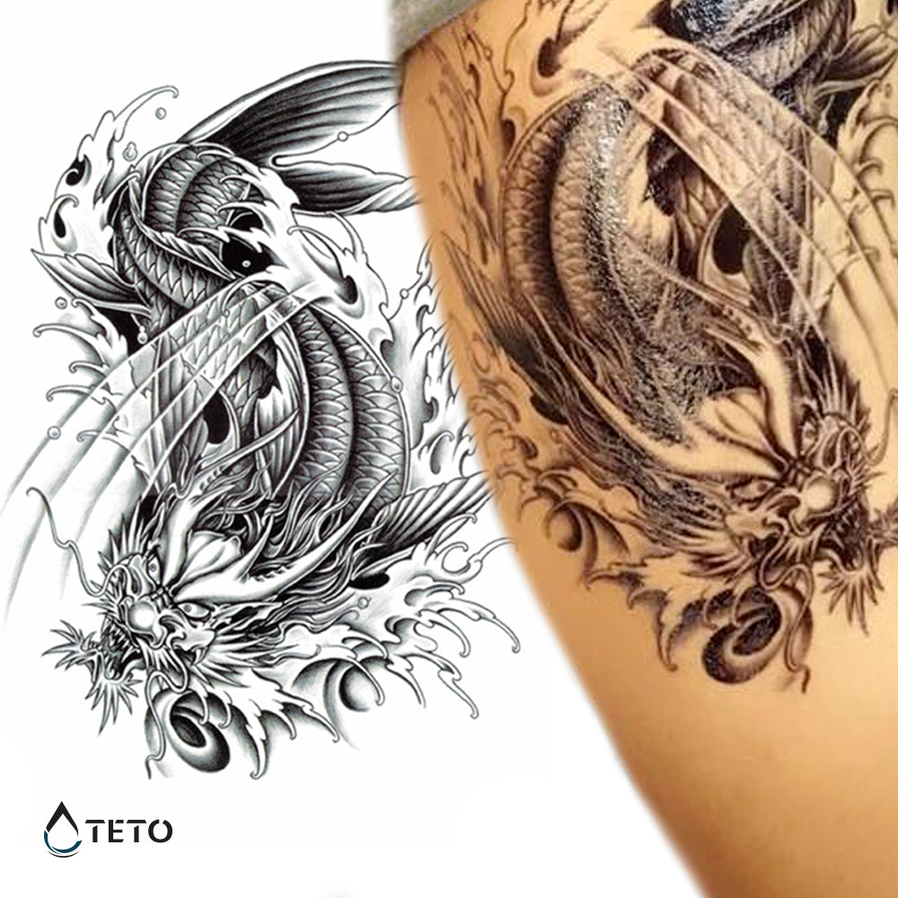 Pez dragón - TETO - Tatuajes Temporales
