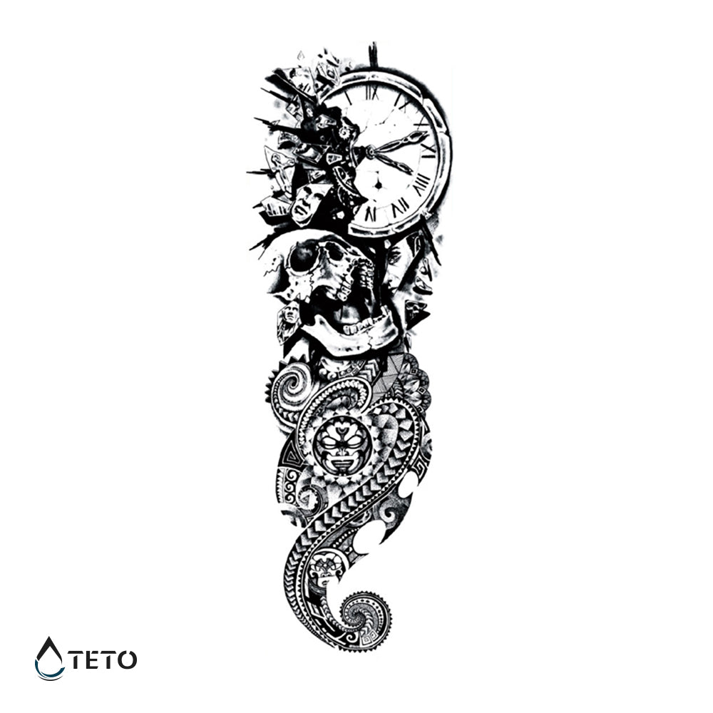 La hora de la muerte - TETO - Tatuajes Temporales