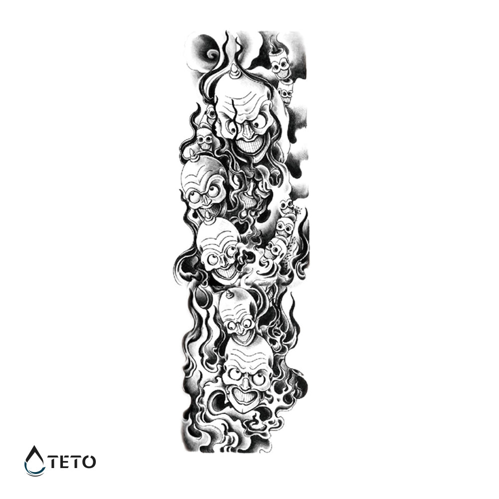 Payasos - Tatuajes Temporales TETO