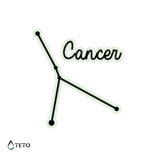 Signo Cáncer – Brilla en la oscuridad - TETO - Tatuajes Temporales