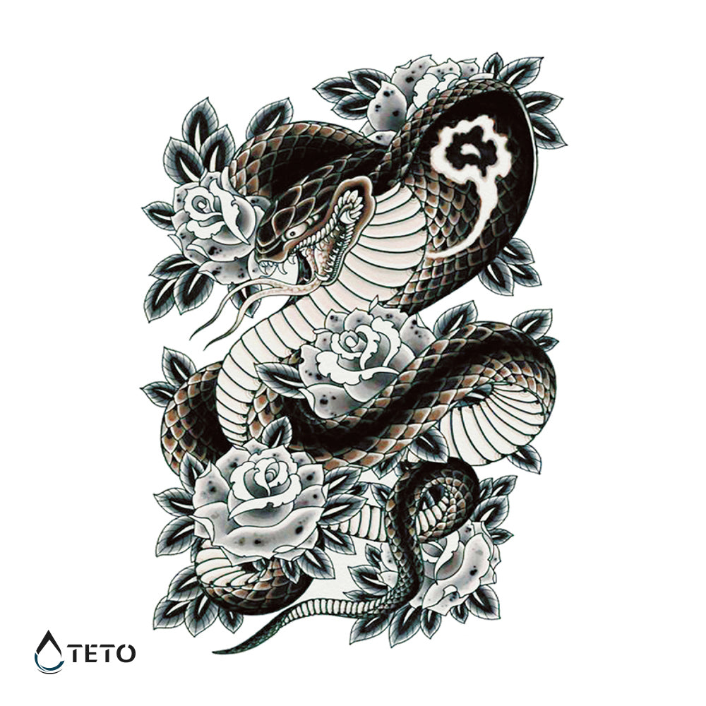 Serpiente - Tatuajes Temporales TETO