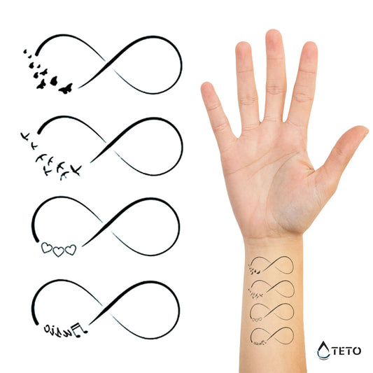Infinito - set - TETO - Tatuajes Temporales