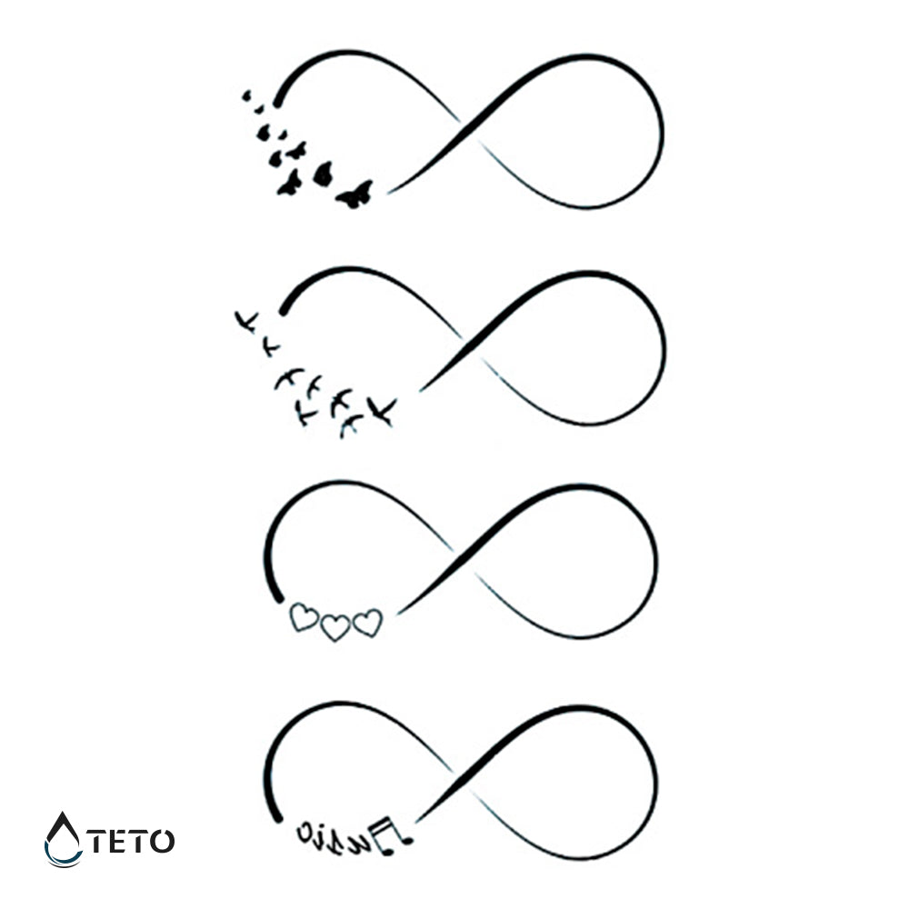 Infinito - set - TETO - Tatuajes Temporales
