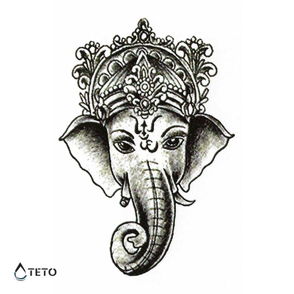 Elefante - oriental - Tatuajes Temporales TETO