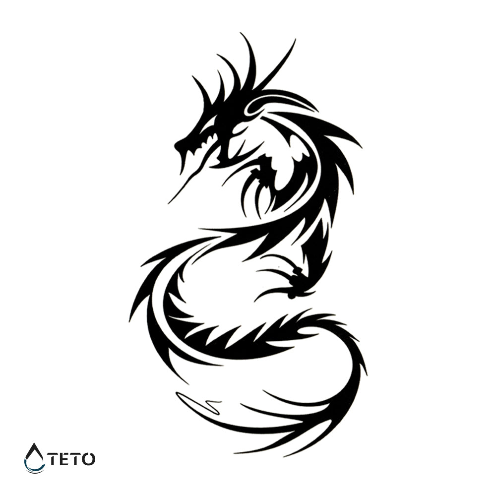 Dragón - Tatuajes Temporales TETO