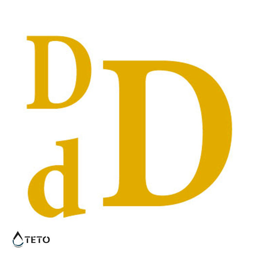 Letra D - set - Tatuajes Temporales TETO