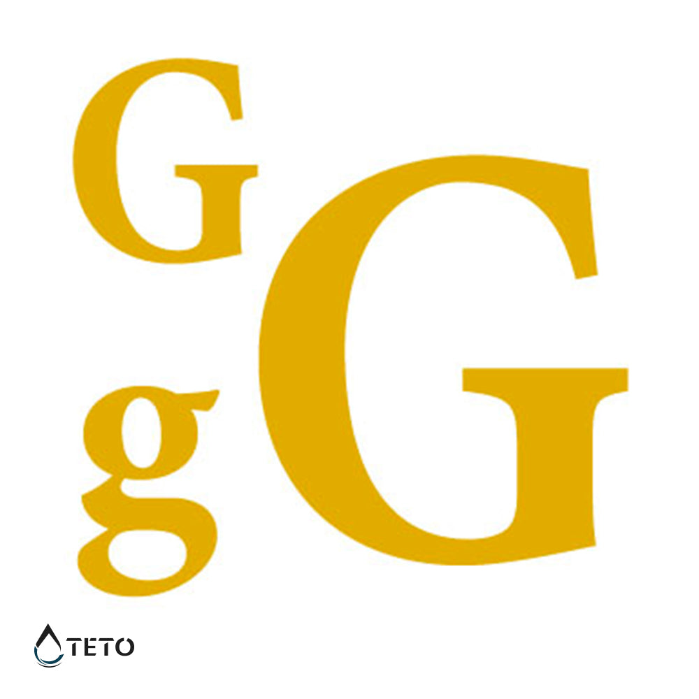 Letra G - set - Tatuajes Temporales TETO