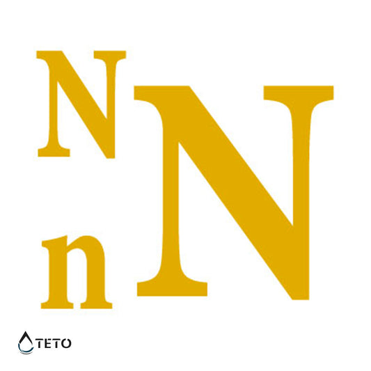 Letra N - set - Tatuajes Temporales TETO