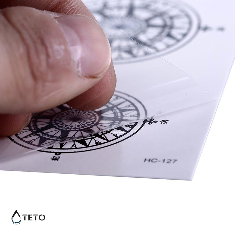 Brújulas bicolores - set - TETO - Tatuajes Temporales