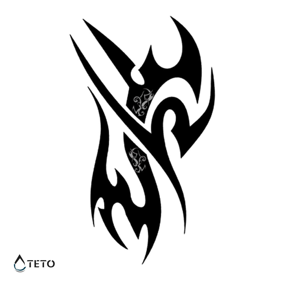 Tribal – Tipo F - TETO - Tatuajes Temporales